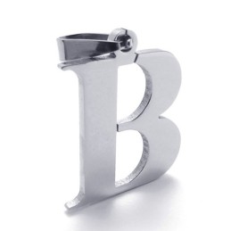 Colgante De Titanio Con La Letra "B"