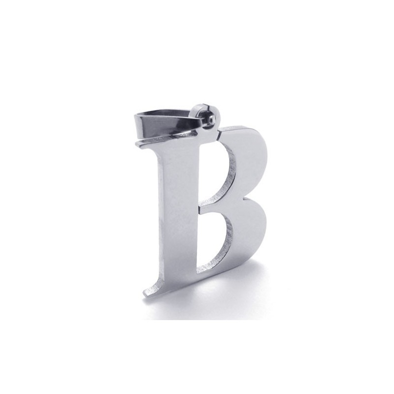 Colgante De Titanio Con La Letra "B"