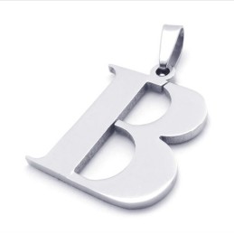 Colgante De Titanio Con La Letra "B"