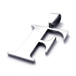 Colgante De Titanio "F"