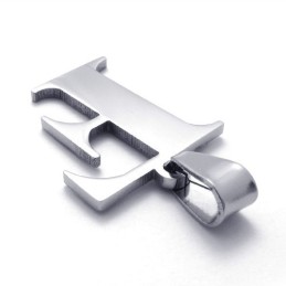 Colgante De Titanio "F"