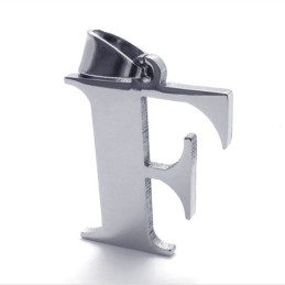 Colgante De Titanio "F"