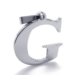Colgante De Titanio Para La Letra "G"