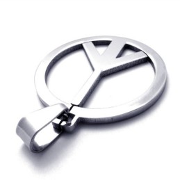 Colgante De Titanio De La Paz