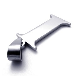 Colgante De Titanio Con La Letra "I"