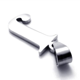 Colgante De Titanio Para La Letra "J"