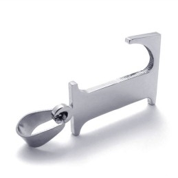 Colgante De Titanio Con La Letra "L"