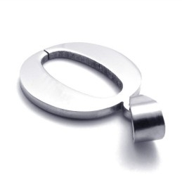 Colgante De Titanio Con La Letra "O"