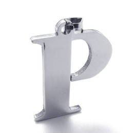 Colgante De Titanio Para La Letra "P"