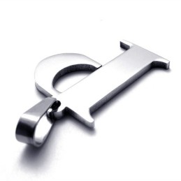 Colgante De Titanio Para La Letra "P"
