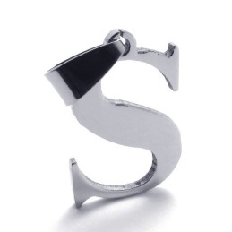Colgante De Titanio Para La Letra "S"