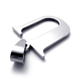 Colgante De Titanio Con La Letra "U"