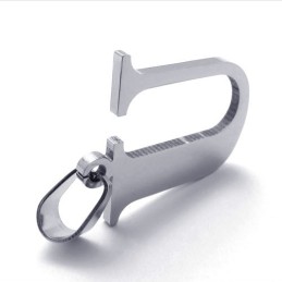 Colgante De Titanio Con La Letra "U"