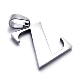 Colgante De Titanio Con La Letra "Z"