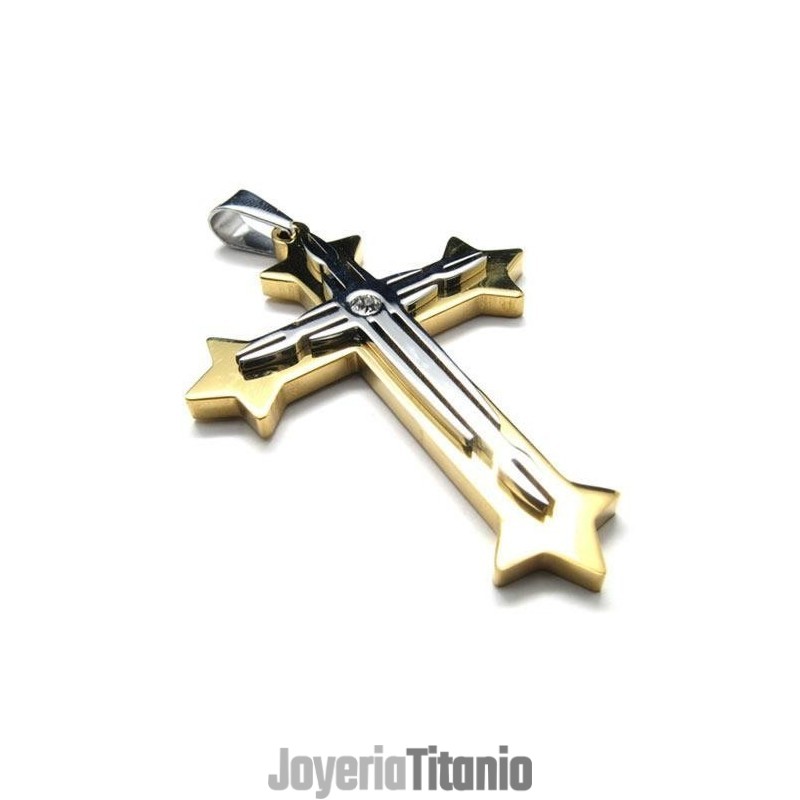 Collar Con Colgante De Cruz De Titanio Puro Para Hombre Collar Con Colgante De Cruz De Titanio Puro Para Hombre