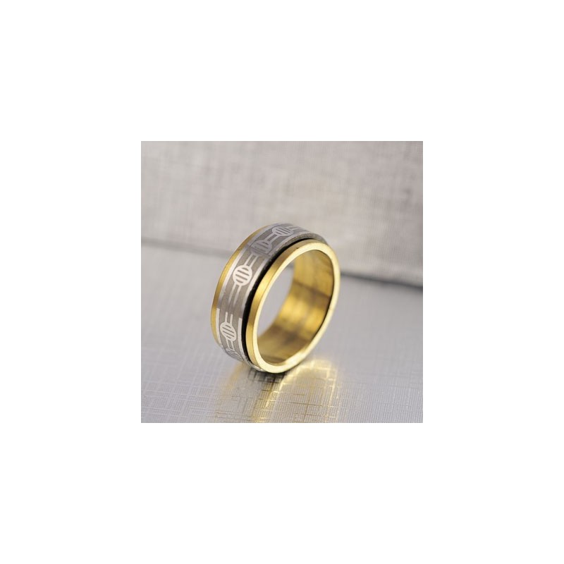 Anillo De Oro Y Titanio Anillo De Oro Y Titanio