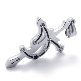 Colgante De Diamantes De Imitación De Titanio Virgo