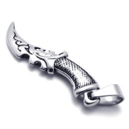 Colgante De Titanio Con Forma De Cuchillo