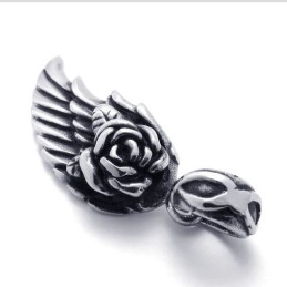 Colgante De Pluma De Titanio