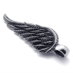 Colgante De Titanio Con Plumas