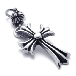 Colgante De Cruz De Titanio