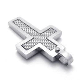 Colgante De Cruz De Titanio