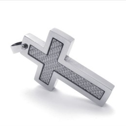 Colgante De Cruz De Titanio