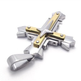 Colgante De Titanio Con Forma De Cruz