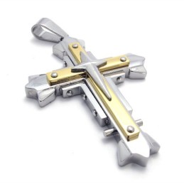 Colgante De Titanio Con Forma De Cruz