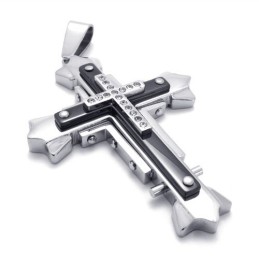 Colgante De Cruz De Titanio