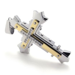 Colgante De Titanio Con Forma De Cruz