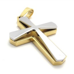 Colgante De Oro Y Titanio