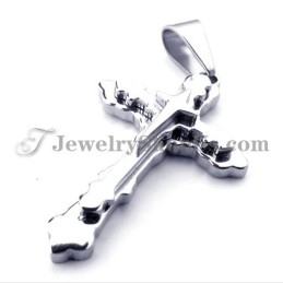 Colgante De Cruz De Titanio De Moda Para Mujer