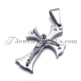 Colgante De Cruz De Titanio Para Mujer De Moda Para Jesús