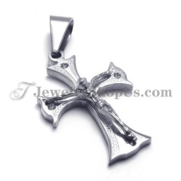 Colgante De Cruz De Titanio Para Mujer De Moda Para Jesús