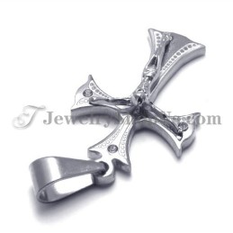 Colgante De Cruz De Titanio Para Mujer De Moda Para Jesús