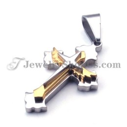 Elegante Colgante De Cruz De Titanio Para Mujer
