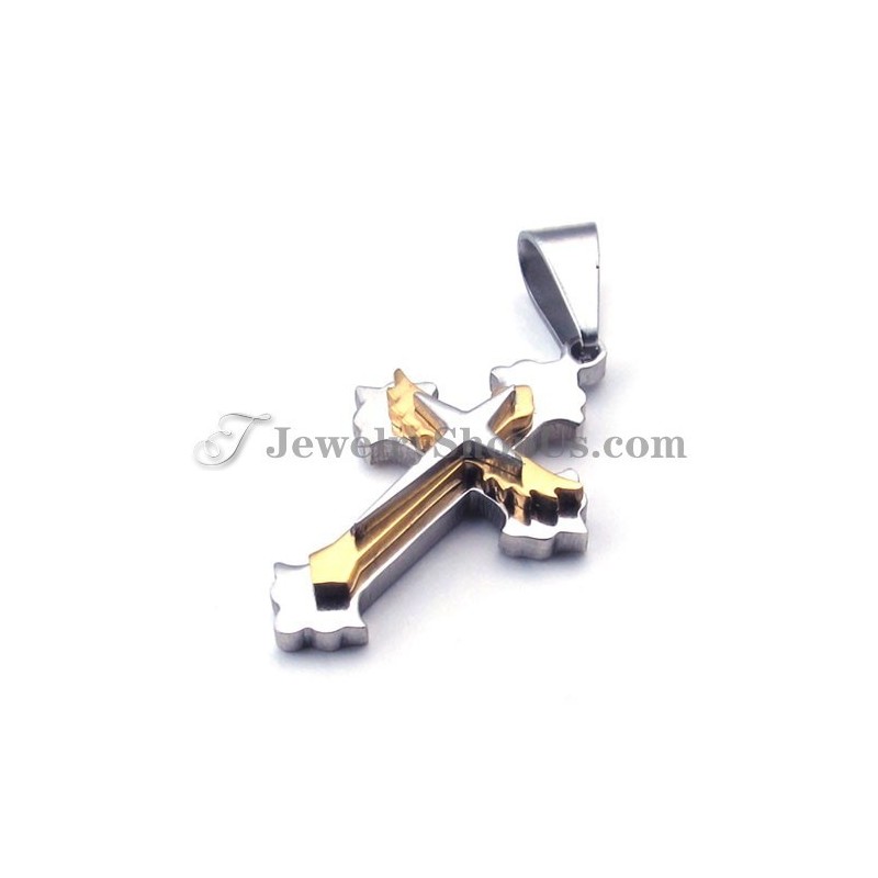 Elegante Colgante De Cruz De Titanio Para Mujer Elegante Colgante De Cruz De Titanio Para Mujer