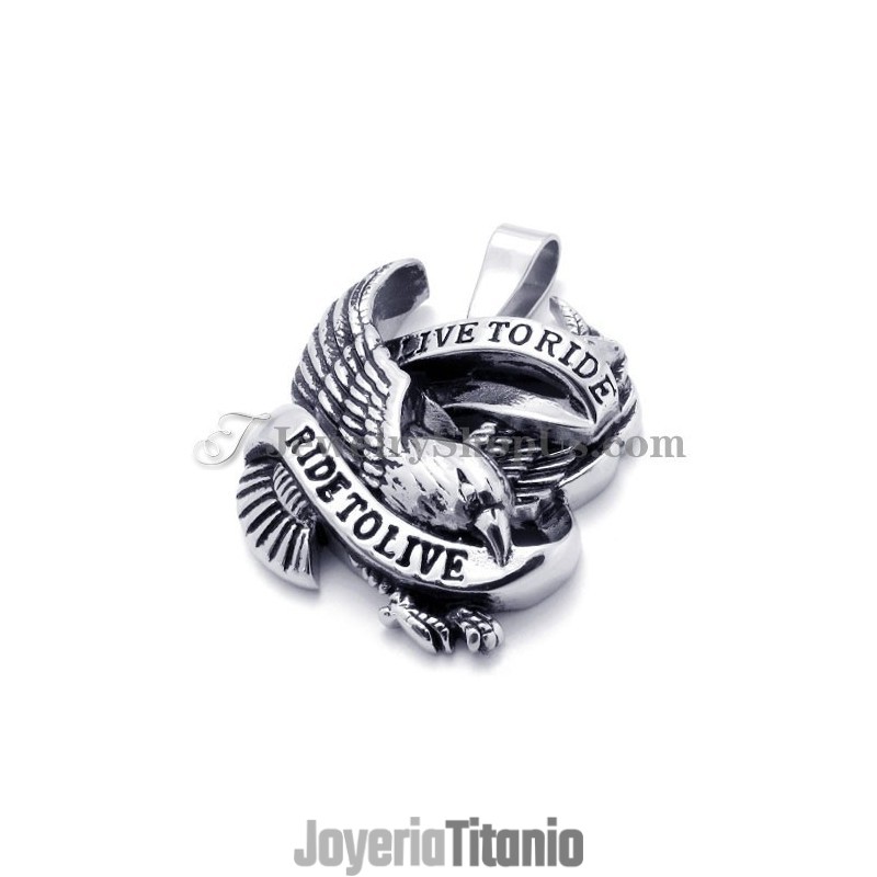Colgante De Titanio Con Águila