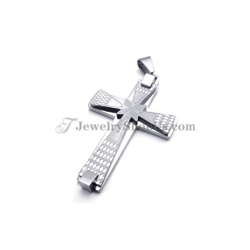 Elegante Colgante De Cruz De Titanio Elegante Colgante De Cruz De Titanio