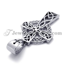 Elegante Colgante De Titanio Con Circonita Marrón