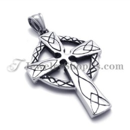 Elegante Colgante De Cruz De Titanio