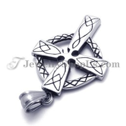 Elegante Colgante De Cruz De Titanio