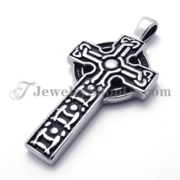 Elegante Colgante De Cruz De Titanio