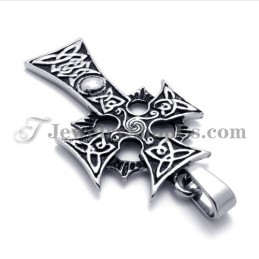 Hermoso Colgante De Cruz De Titanio