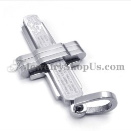 Precioso Colgante De Cruz De Titanio