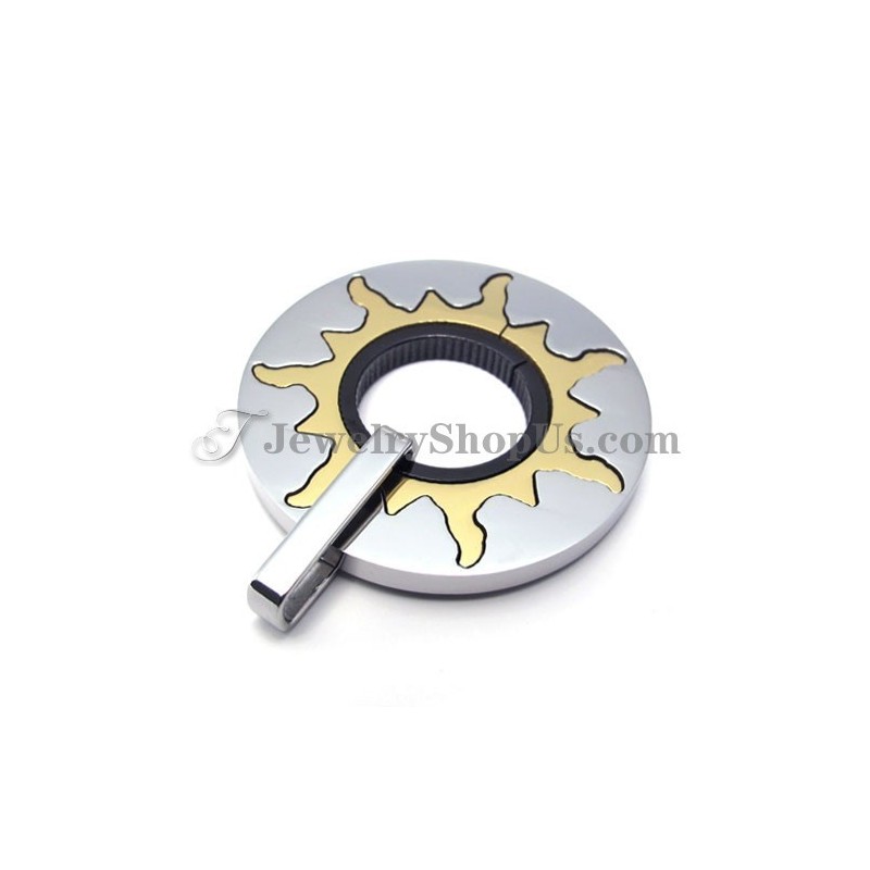 Elegante Colgante De Titanio