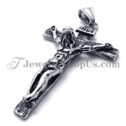 Colgante De Cruz De Jesús De Titanio