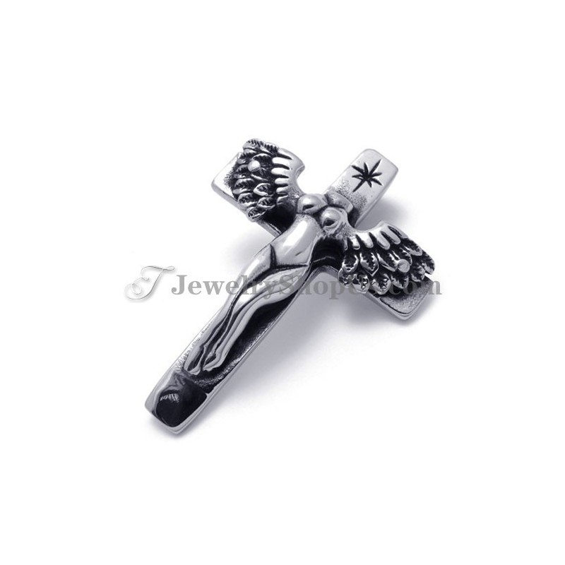 Colgante De Ángulo Cruzado De Titanio