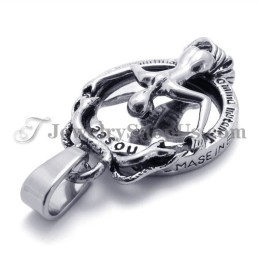 Colgante De Titanio De Moda